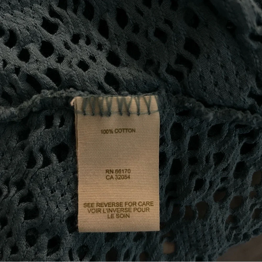 Free People FP Beach Open Knit Crochet High Low Cover Up Dress S 26836 - Picture 9 of 11